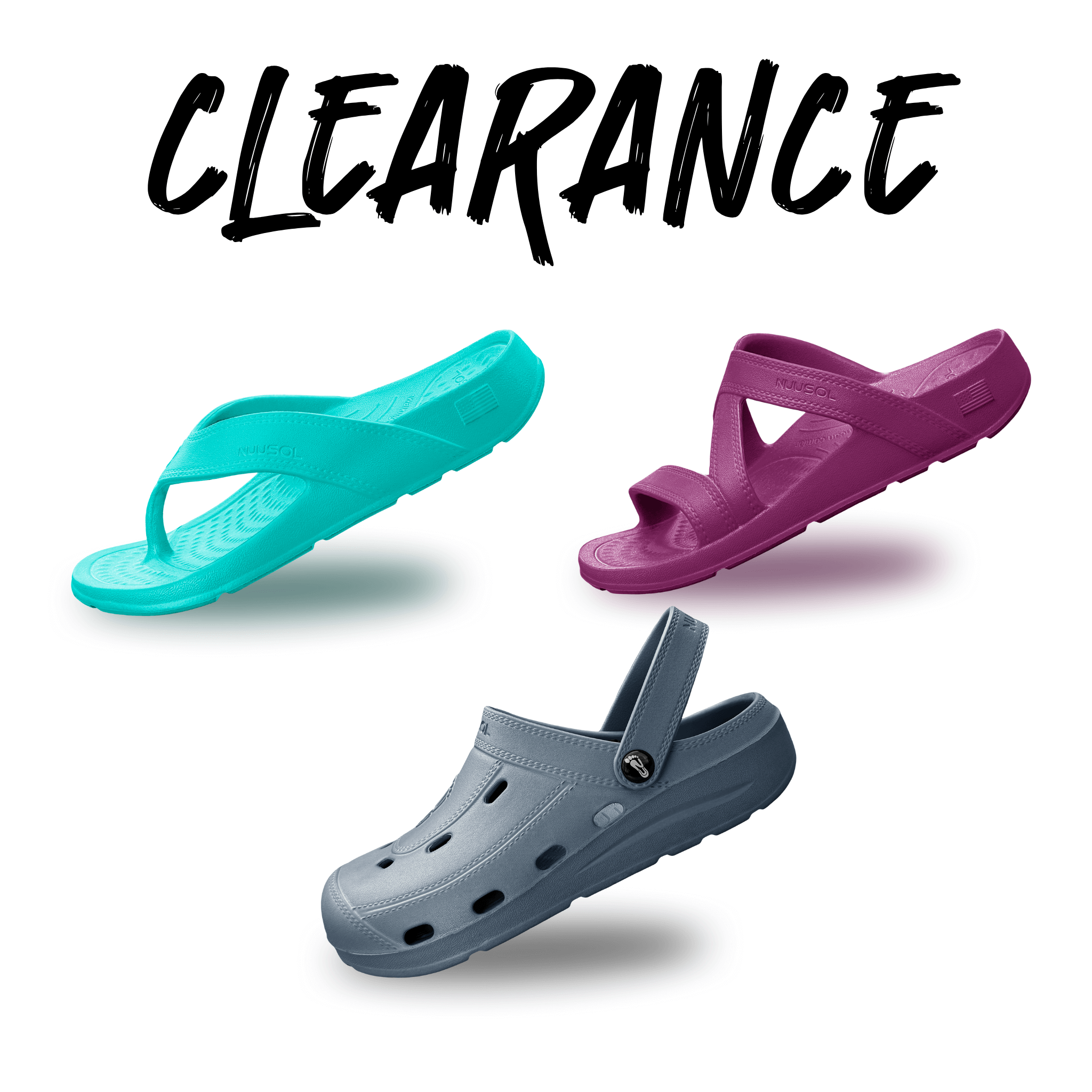 NuuSol Women's Clearance Recovery Footwear | Made In USA