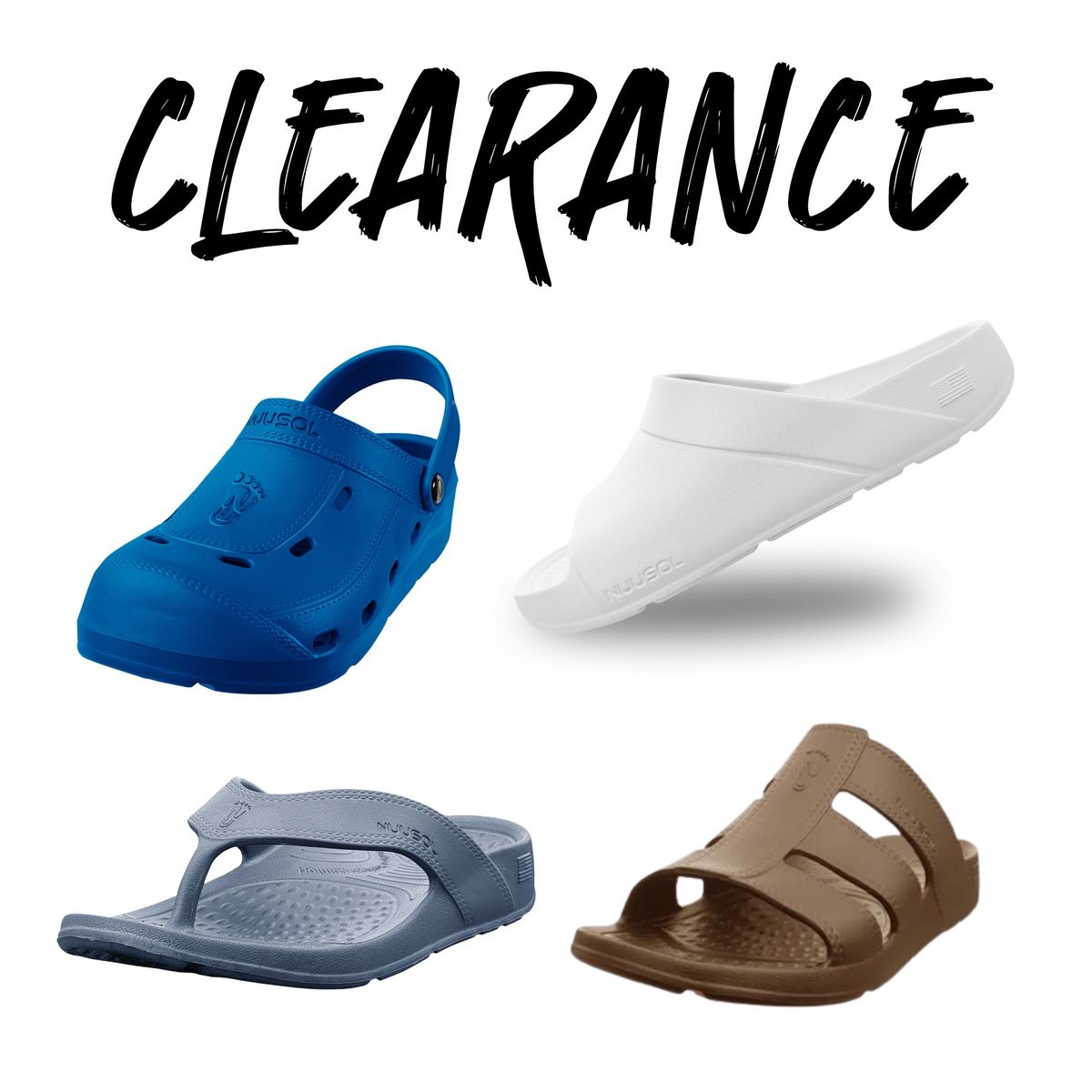 NuuSol Men's Clearance Recovery Footwear