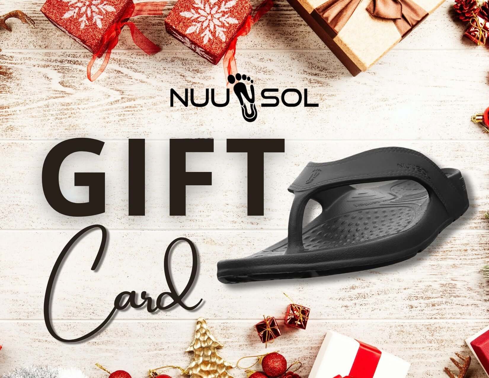 Gift Card - The most comfortable high quality sandals you'll ever wear. Enjoy all day PAIN-FREE comfort with arch support and Soft-Bounce technology. 6-Month Warranty!
