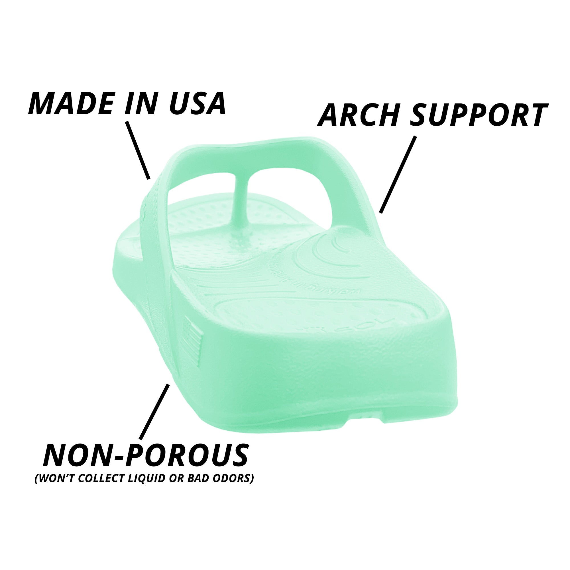NuuSol Women's Cascade Recovery Flip Flop | NuuSol Men's Cascade Recovery Flip Flop | NuuSol Kid's Cascade Recovery Flip Flop | The most comfortable flip flops in the world, proudly Made In USA.