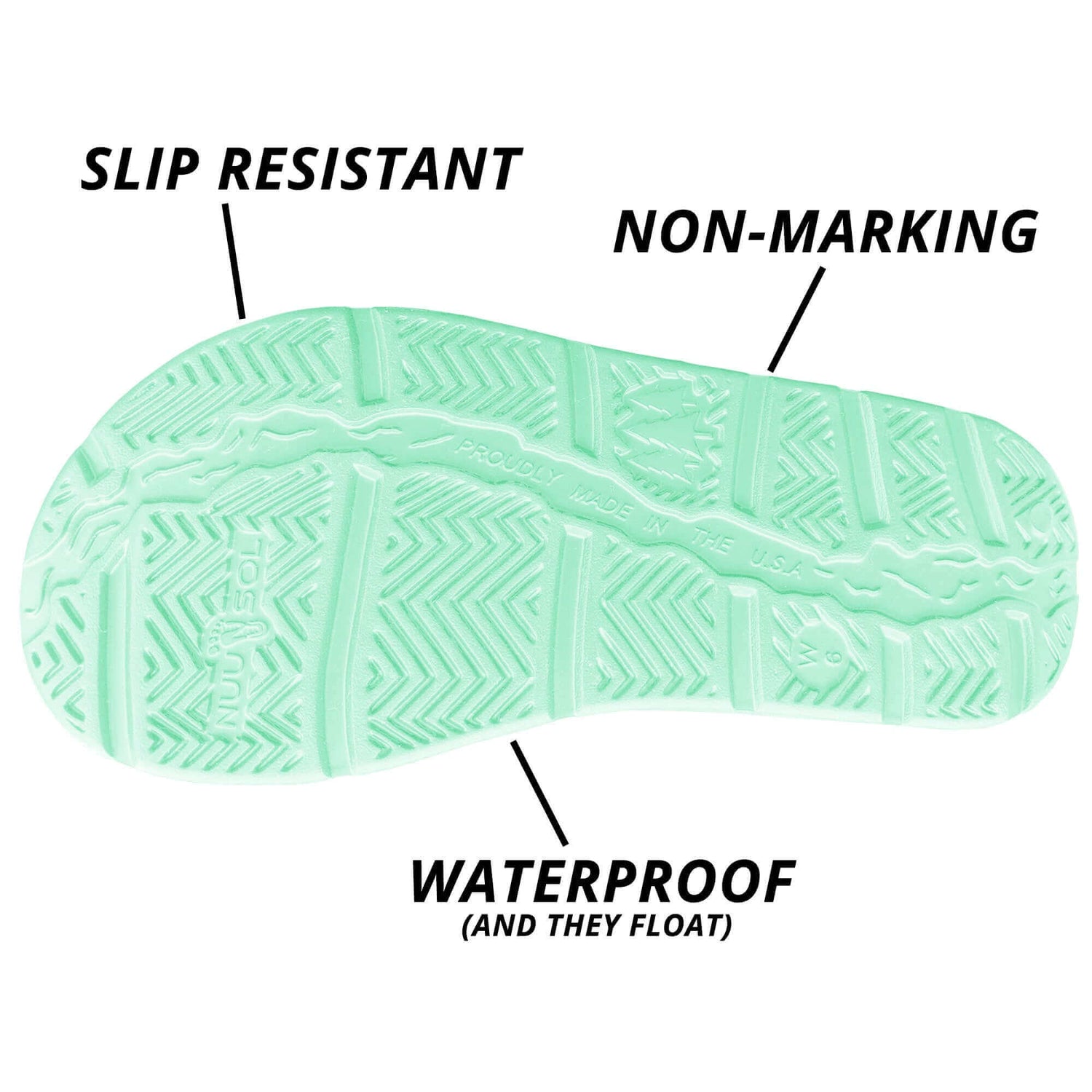 NuuSol Women's Cascade Recovery Flip Flop