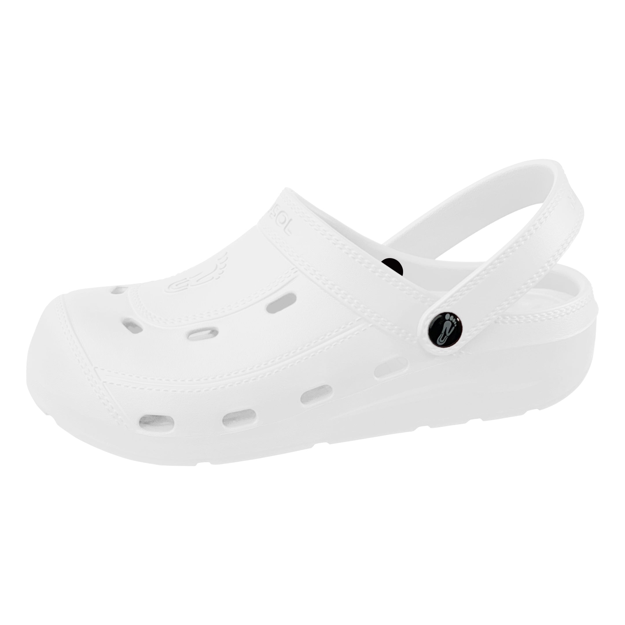 NuuSol Women's McCall Recovery Clog, NuuSol Men's McCall Recovery Clog, NuuSol Kid's McCall Recovery Clog. Unisex design. The most comfortable clog in the world, proudly Made In USA.