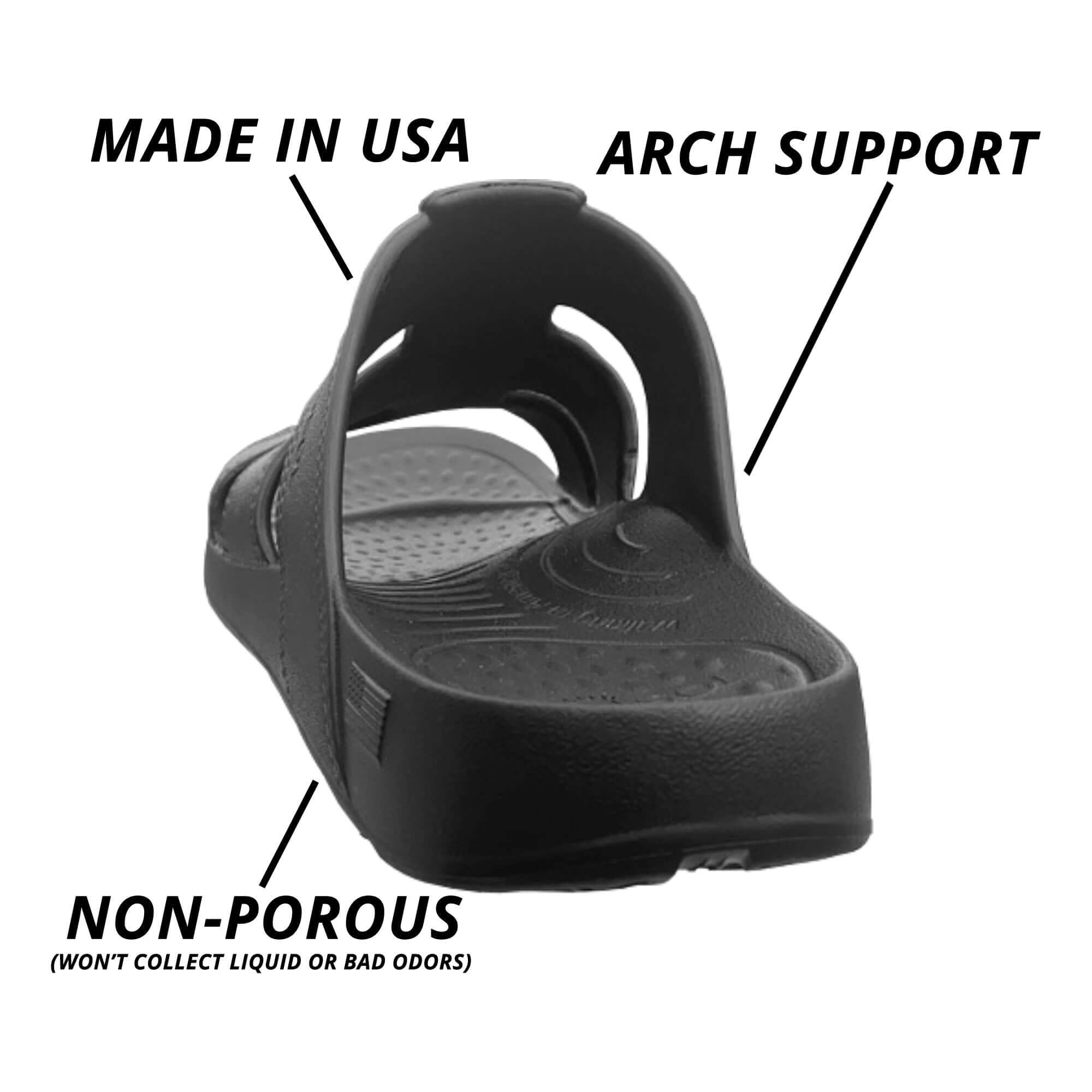 NuuSol Men's Stanley Recovery Slide - The NuuSol Men's Stanley Recovery Slide delivers lightweight comfort, arch support, and easy slip-on recovery. Durable, slip-resistant, and made in the USA. - $44.99