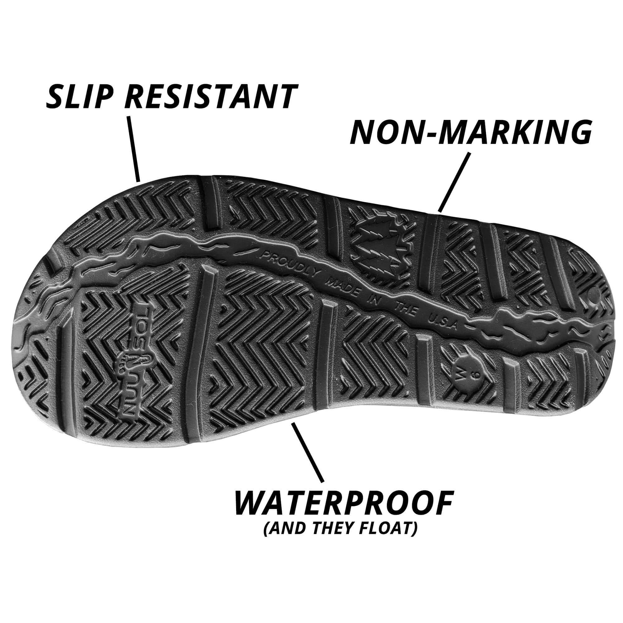 NuuSol Men's Stanley Recovery Slide - The NuuSol Men's Stanley Recovery Slide delivers lightweight comfort, arch support, and easy slip-on recovery. Durable, slip-resistant, and made in the USA. - $44.99