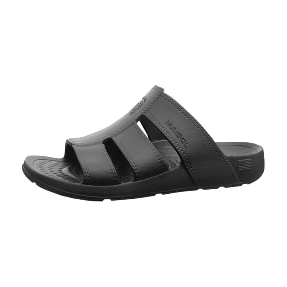 NuuSol Men's Stanley Recovery Slide - The NuuSol Men's Stanley Recovery Slide delivers lightweight comfort, arch support, and easy slip-on recovery. Durable, slip-resistant, and made in the USA. - $44.99