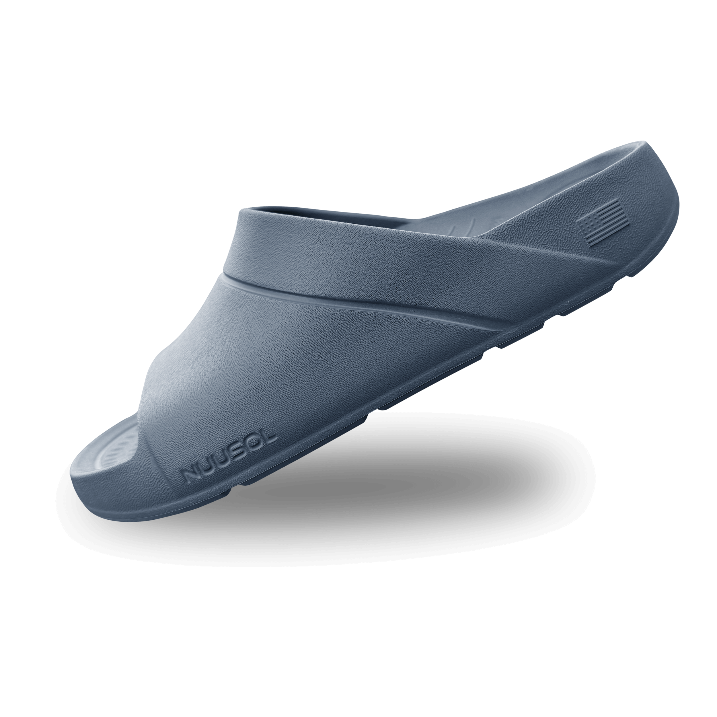 NuuSol Men's Sawtooth Recovery Slide - NuuSol Men's Sawtooth Recovery Slide - recover stronger with soft cushioning, arch support, and a contoured footbed. All-day relief, proudly Made in USA.