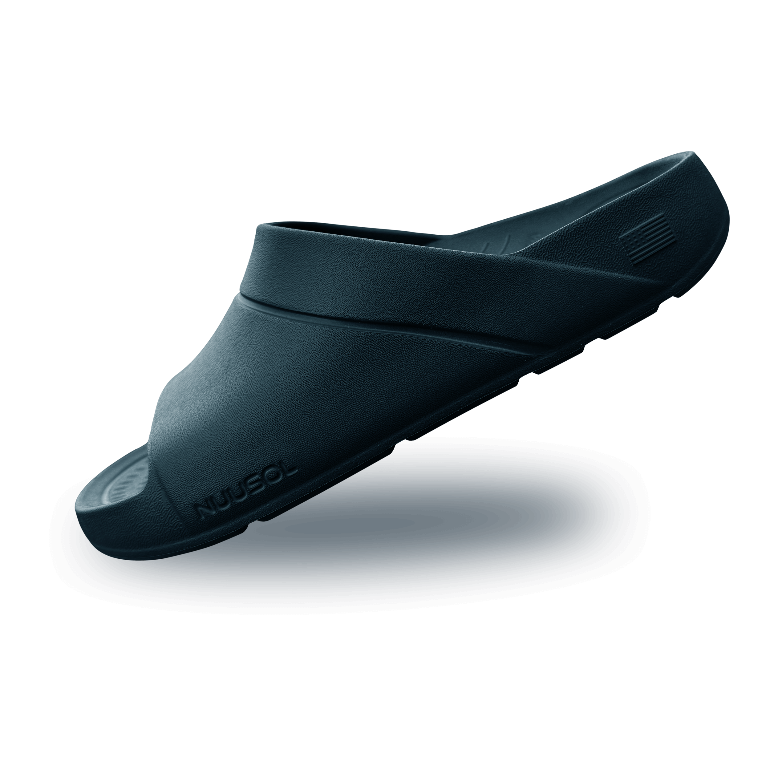 NuuSol Men's Sawtooth Recovery Slide - NuuSol Men's Sawtooth Recovery Slide - recover stronger with soft cushioning, arch support, and a contoured footbed. All-day relief, proudly Made in USA.