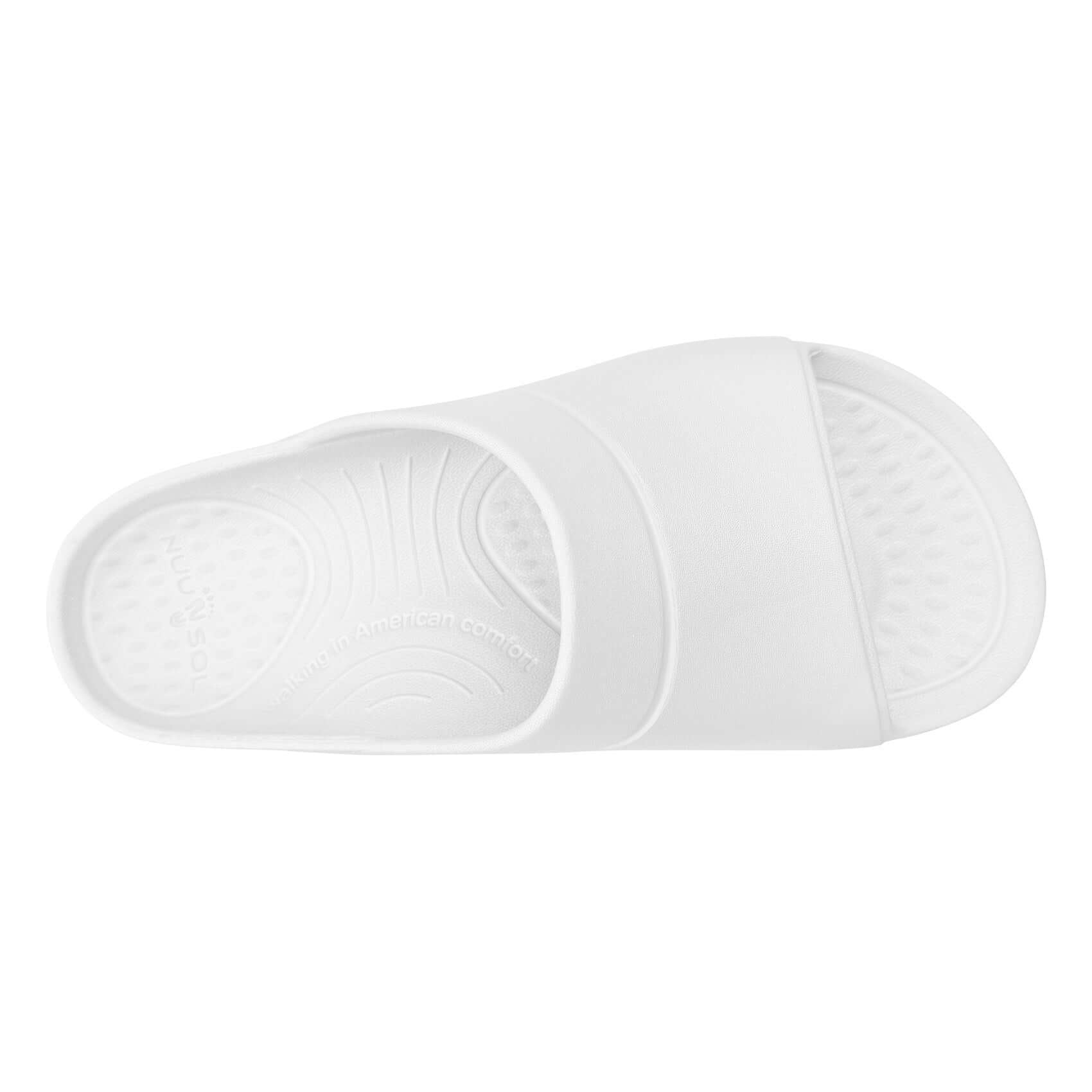 NuuSol Men's Sawtooth Recovery Slide - NuuSol Men's Sawtooth Recovery Slide - recover stronger with soft cushioning, arch support, and a contoured footbed. All-day relief, proudly Made in USA.