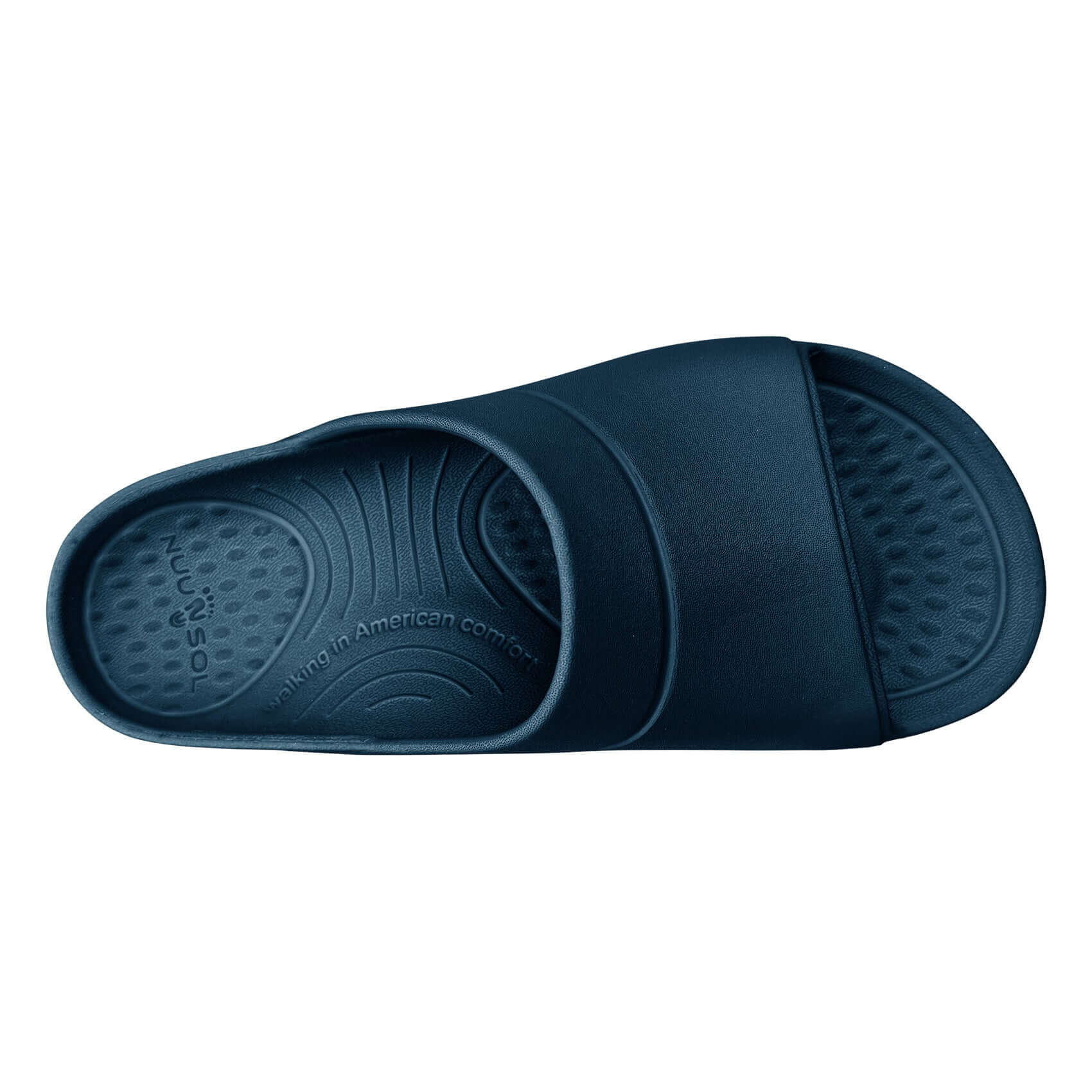 NuuSol Men's Sawtooth Recovery Slide - NuuSol Men's Sawtooth Recovery Slide - recover stronger with soft cushioning, arch support, and a contoured footbed. All-day relief, proudly Made in USA.
