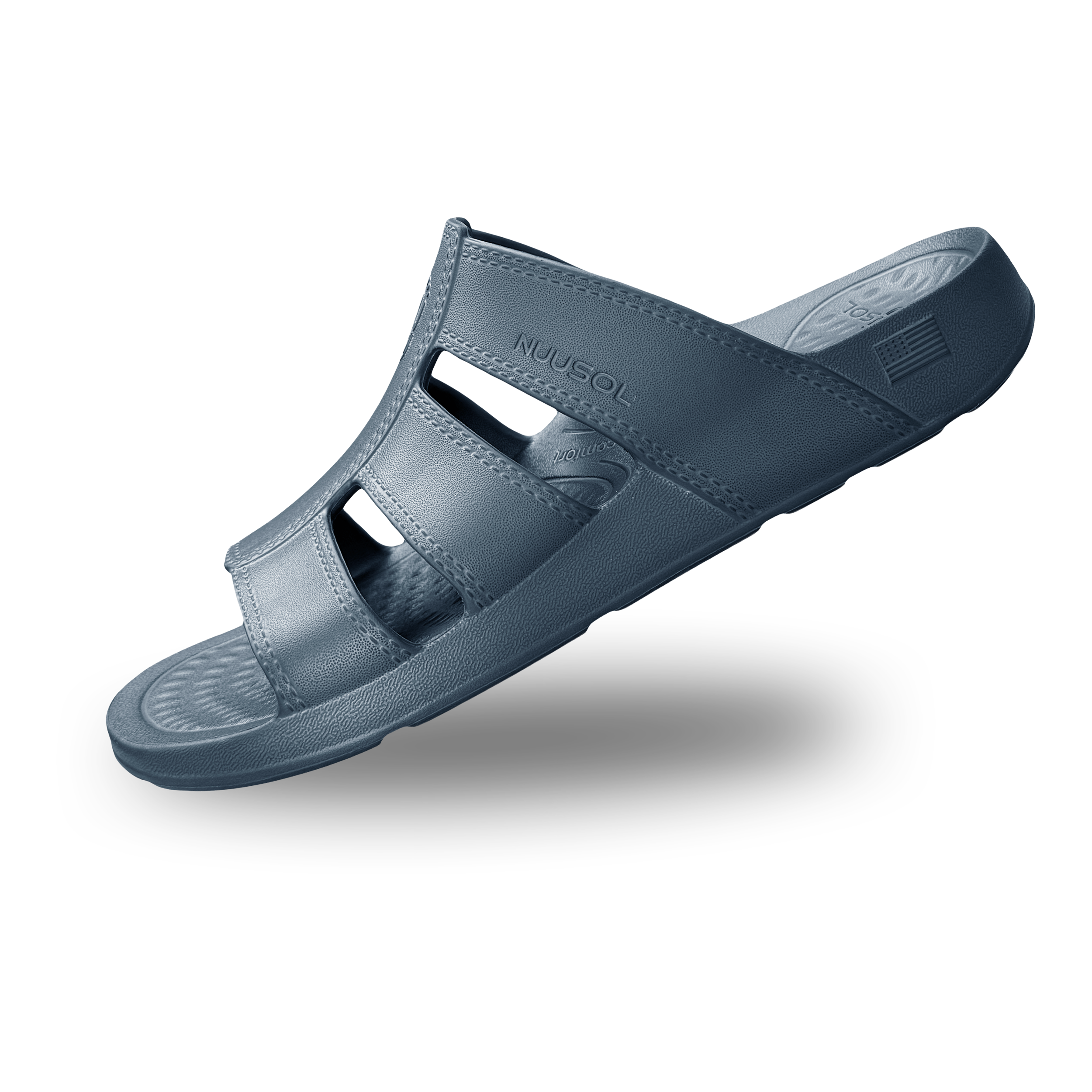 NuuSol Men's Stanley Recovery Slide - The NuuSol Men's Stanley Recovery Slide delivers lightweight comfort, arch support, and easy slip-on recovery. Durable, slip-resistant, and made in the USA. - $39.99