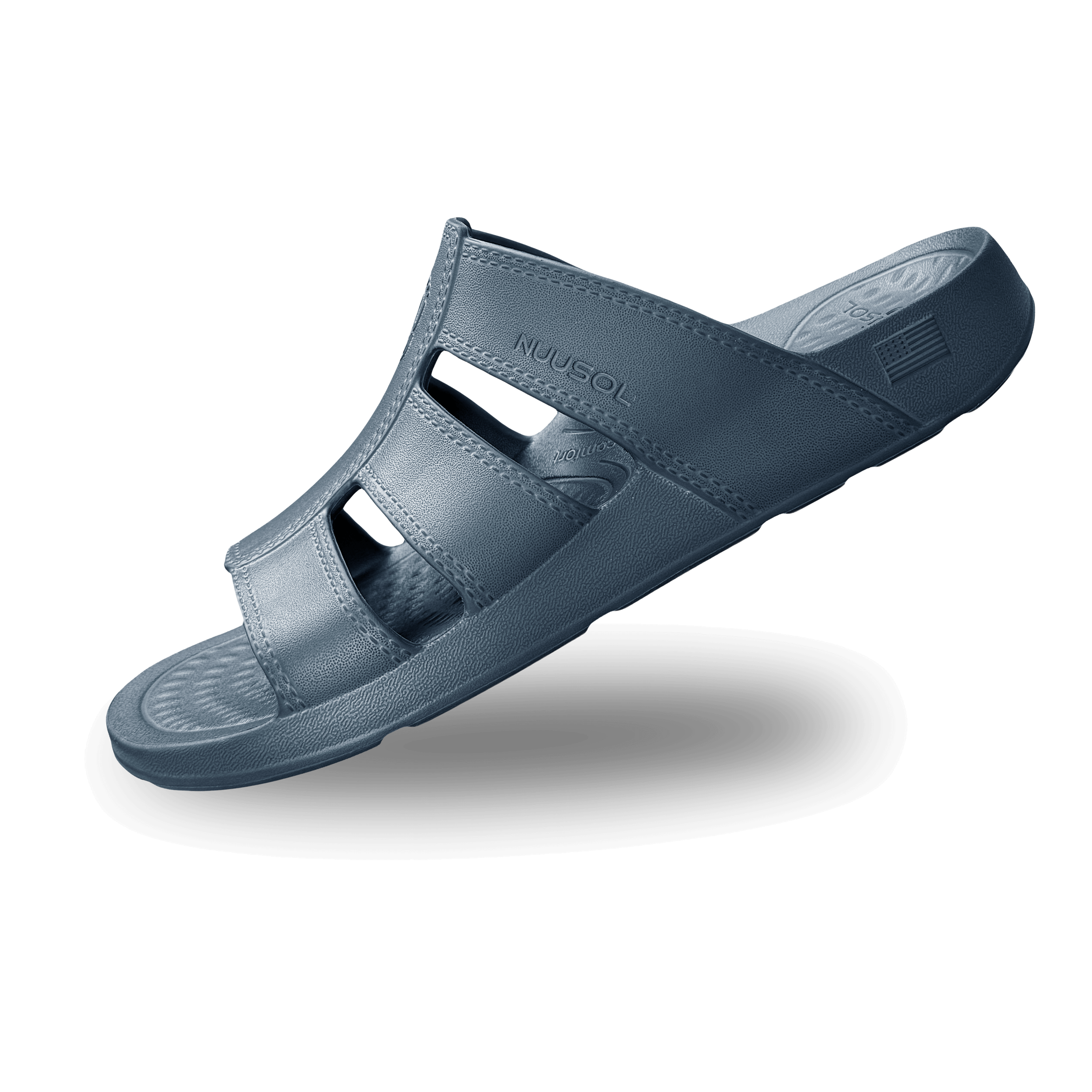 NuuSol Men's Stanley Recovery Slide - The NuuSol Men's Stanley Recovery Slide delivers lightweight comfort, arch support, and easy slip-on recovery. Durable, slip-resistant, and made in the USA. - $39.99