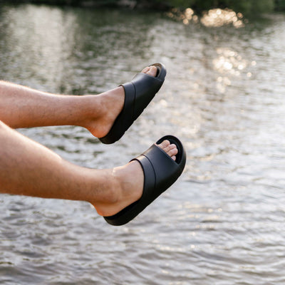 NuuSol Men's Sawtooth Recovery Slide