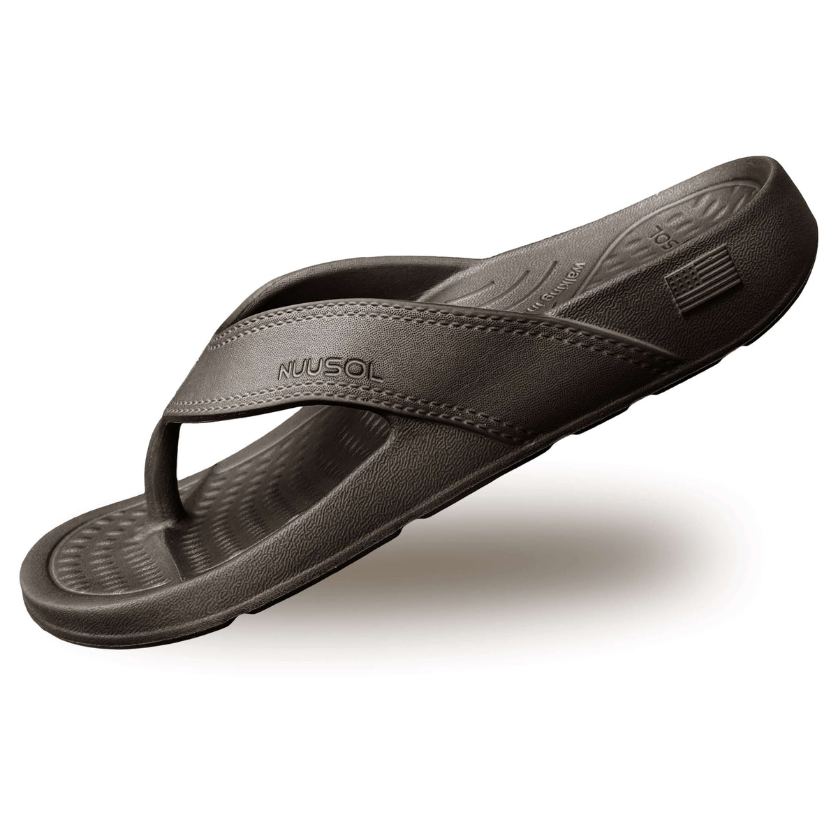 New Mens Orthotic Flip Flops Men\'s Recovery Walking Sandals Adjustable Thick FitVille Men main image 4