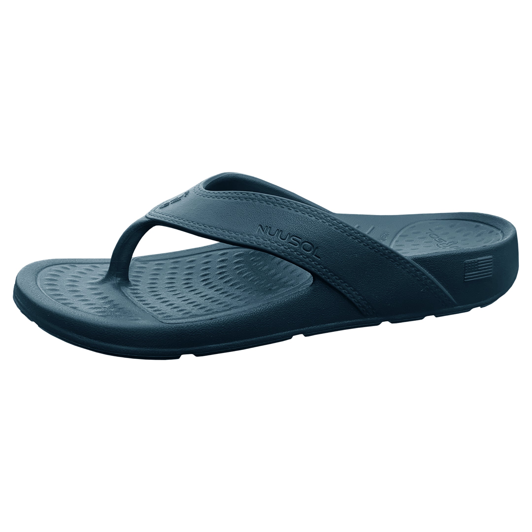 NuuSol Men's Cascade Flip Flop-Made In USA Recovery Footwear