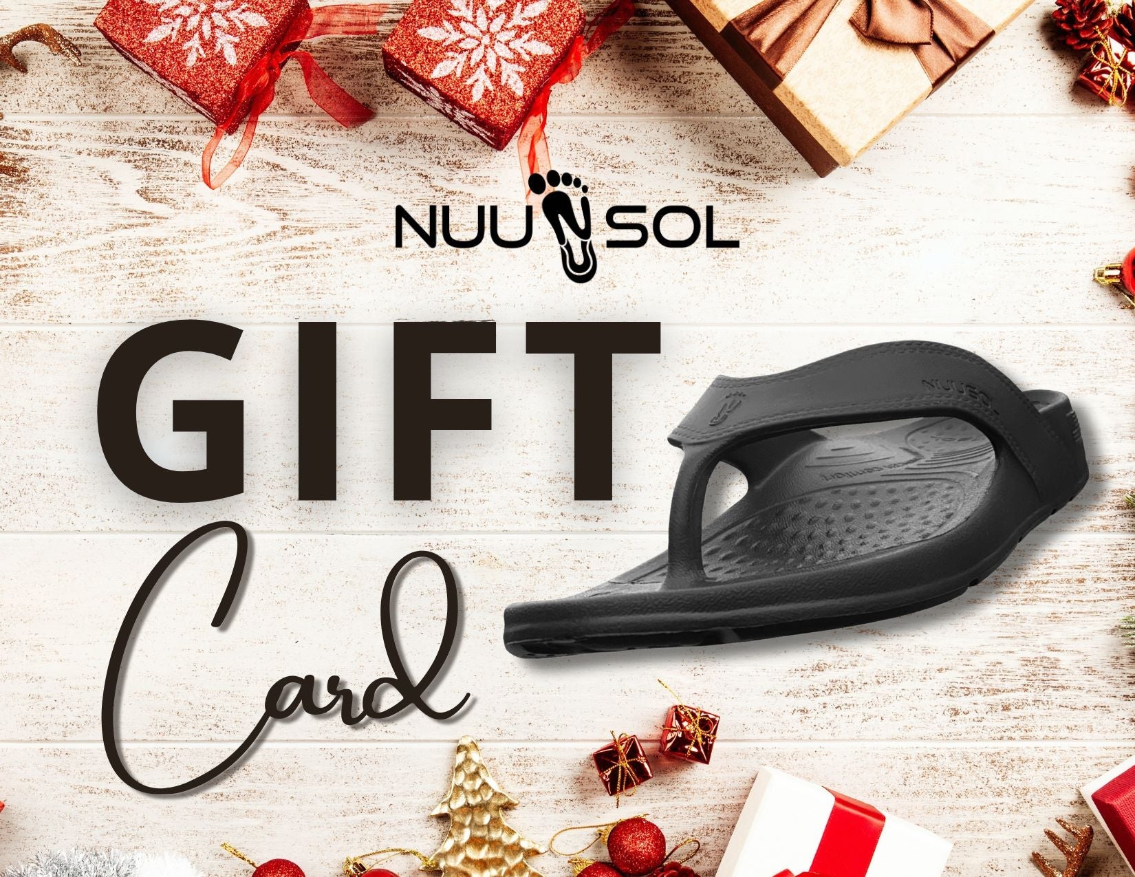 Gift Card-Ladies | Gentlemen | Buy Best Comfortable Flip Flops Online - NuuSol -Gift Card