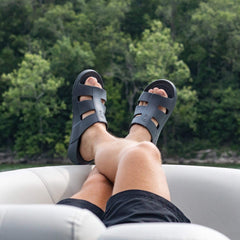 NuuSol Men's Stanley Recovery Slide - The NuuSol Men's Stanley Recovery Slide delivers lightweight comfort, arch support, and easy slip-on recovery. Durable, slip-resistant, and made in the USA. - $44.99