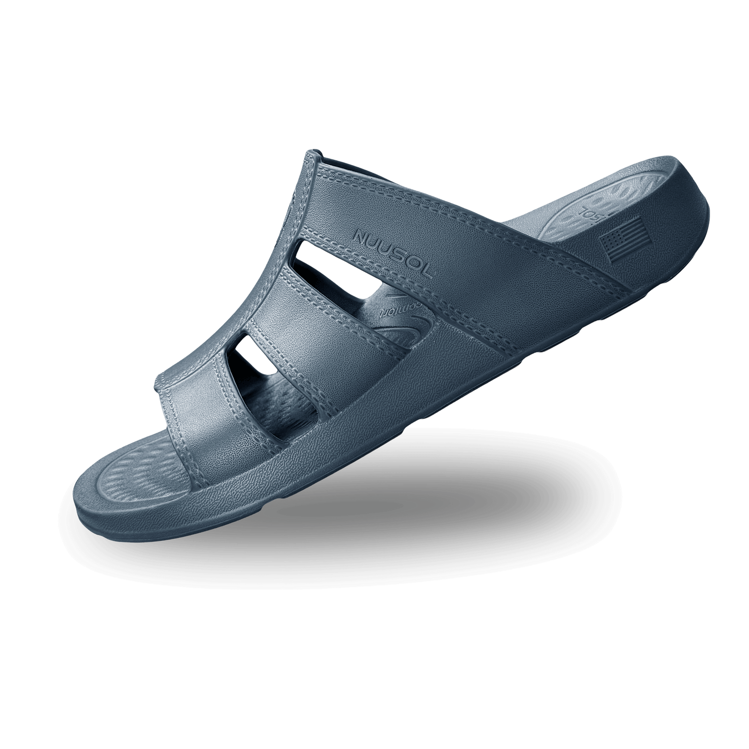 NuuSol Men's Stanley Recovery Slide - NuuSol Men's Sawtooth Recovery Slide - recover stronger with soft cushioning, arch support, and a contoured footbed. All-day relief, proudly Made in USA.