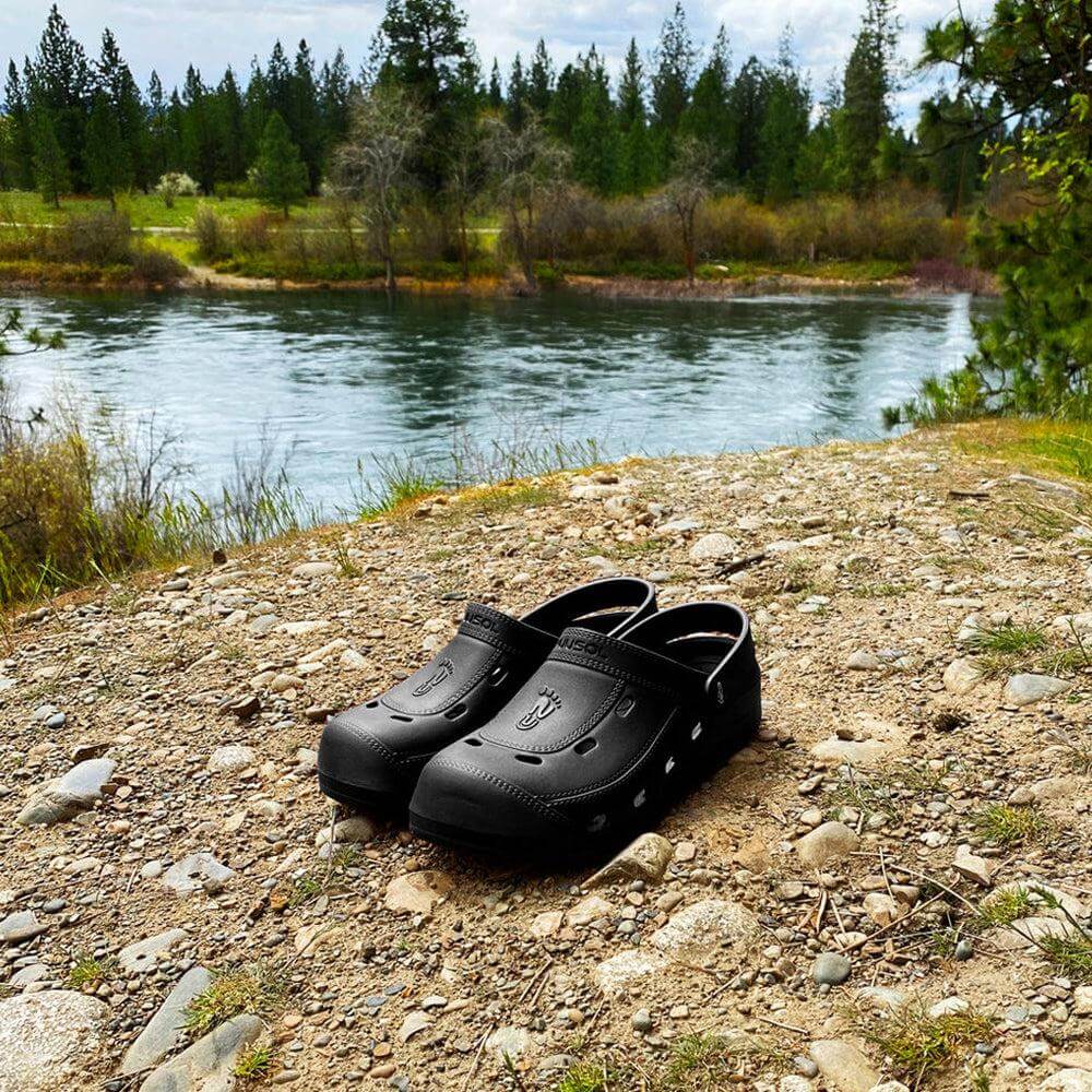 NuuSol Women's McCall Recovery Clog, NuuSol Men's McCall Recovery Clog, NuuSol Kid's McCall Recovery Clog. Unisex design. The most comfortable clog in the world, proudly Made In USA.